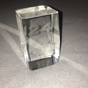 collectors item - Jeff Gordon #24 etched glass